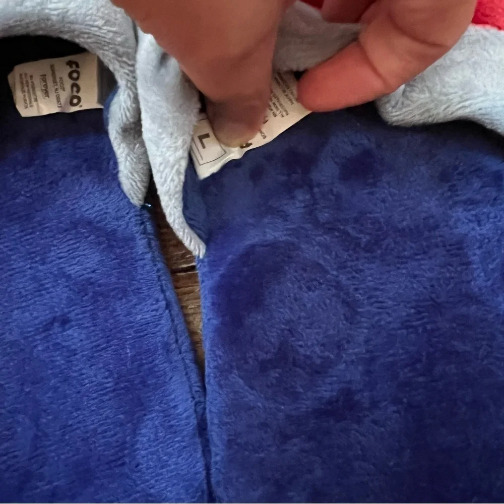 Foco| NY Giants Blue and Red Slide Slippers - Size L 11-12